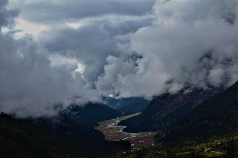 yumthang valley view on Zero point sikkim route