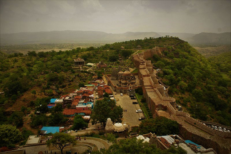36 km wall Kumbhalgarh Fort