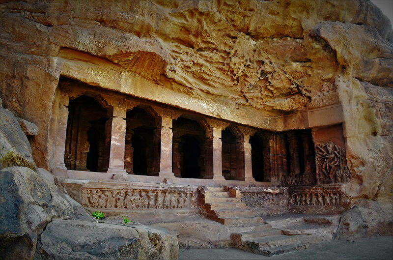 Badami Caves temple 2 Karnataka