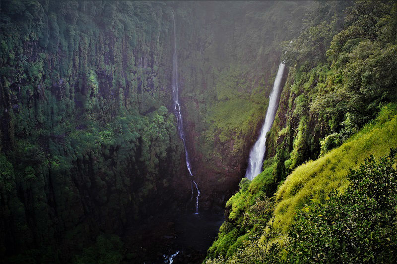 Beautiful Thosegar Waterfall Satara