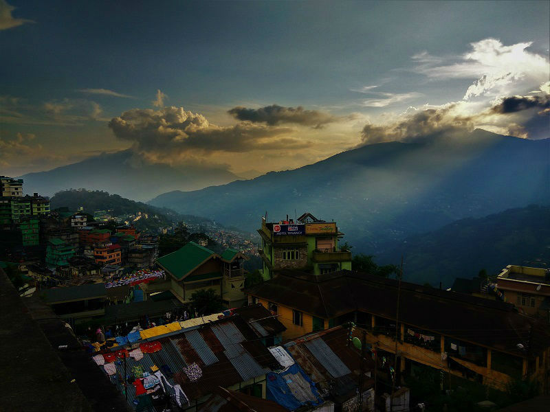 City view Gangtok Sikkim