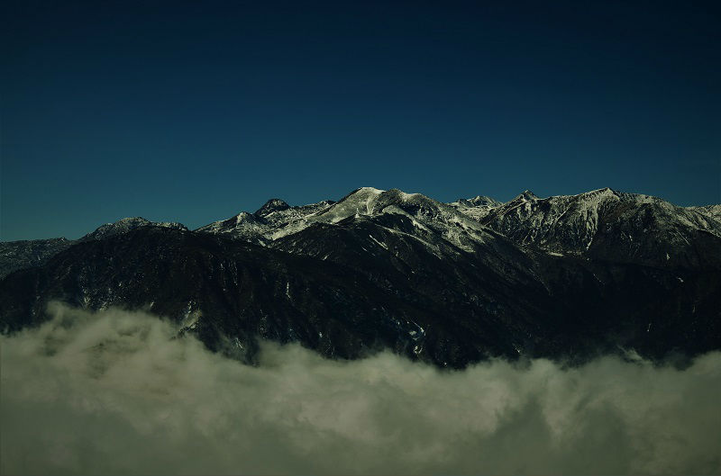 Himalayan range Yuksom Sikkim