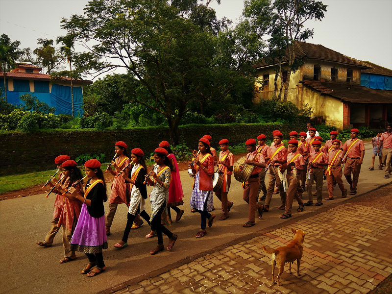 School parade Dodda Mane Agumbe