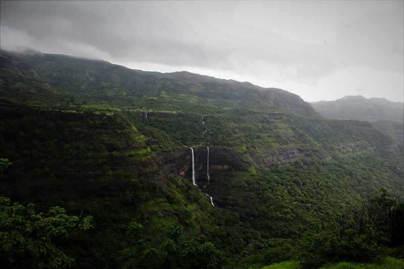 Waterfall Rajmachi Fort Trek