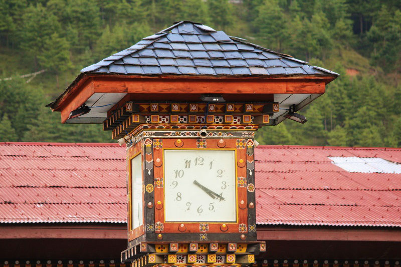 clock tower Paro City Bhutan