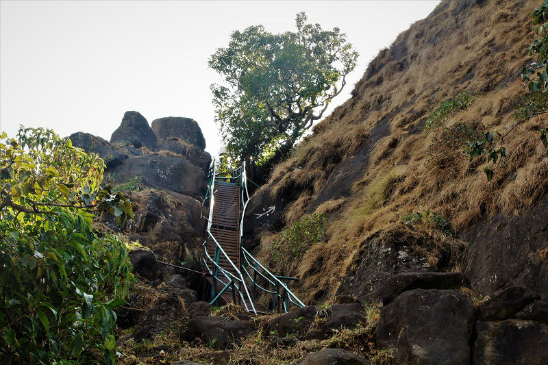 ladder way Kalsubai highest peak of Maharashtra