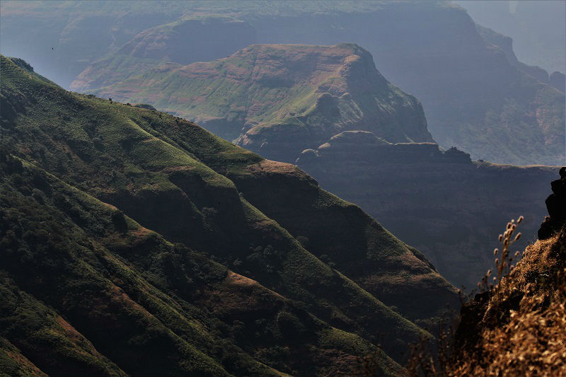 landscape view Kalsubai highest peak of Maharashtra