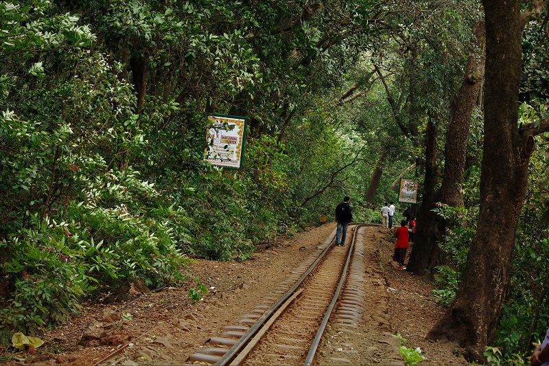 railway track Matheran hill station
