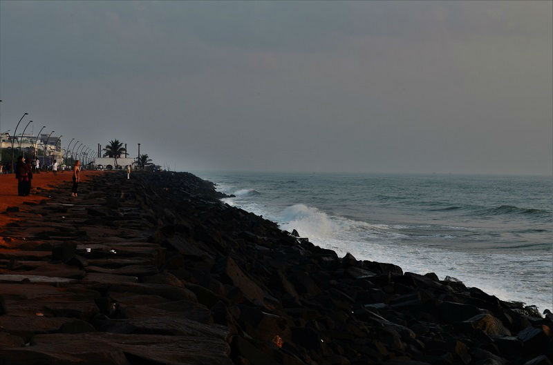rocky beach Puducherry