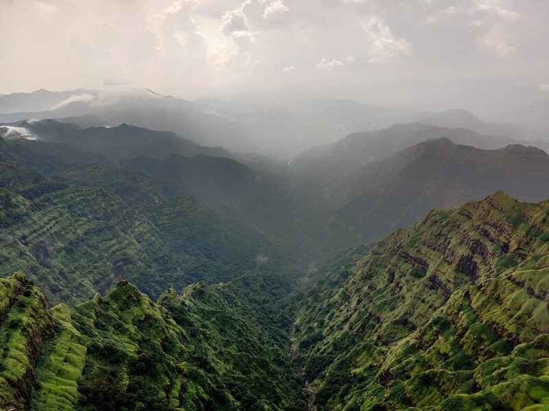 Breathtaking view from Arthur Seat Mahabaleshwar