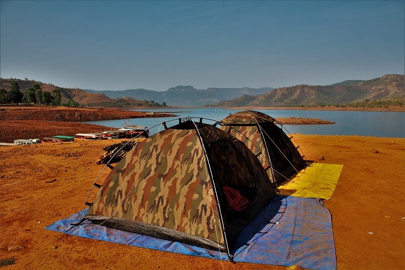 Camping at Bamnoli Village Vasota Fort Jungle Trek Base village