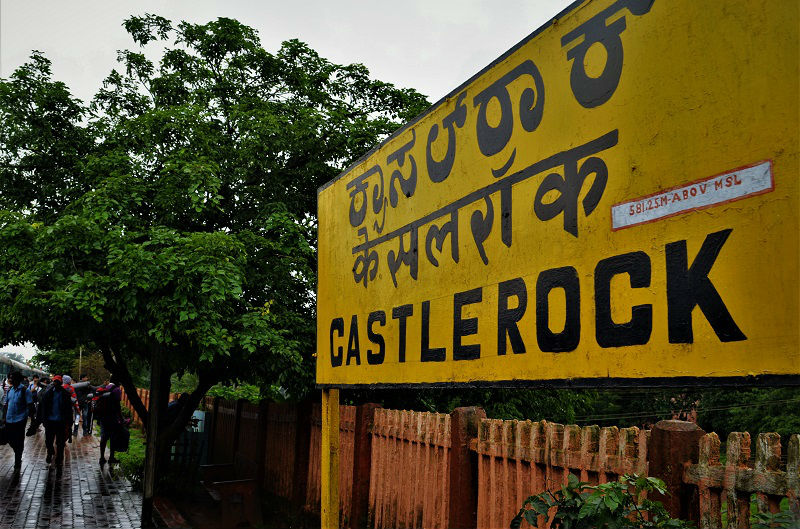 Castle rock station Dudhsagar Waterfall Trek