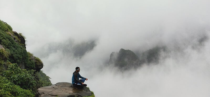 Cloudy at independence point Andharban Jungle Trek