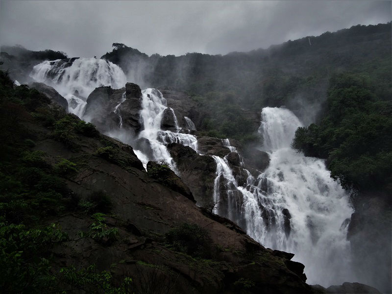 Dudhsagar Waterfall view