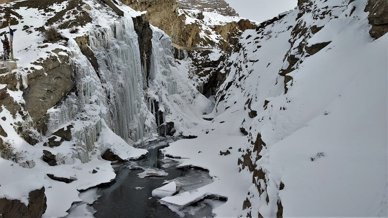 Frozen Waterfall Spiti valley