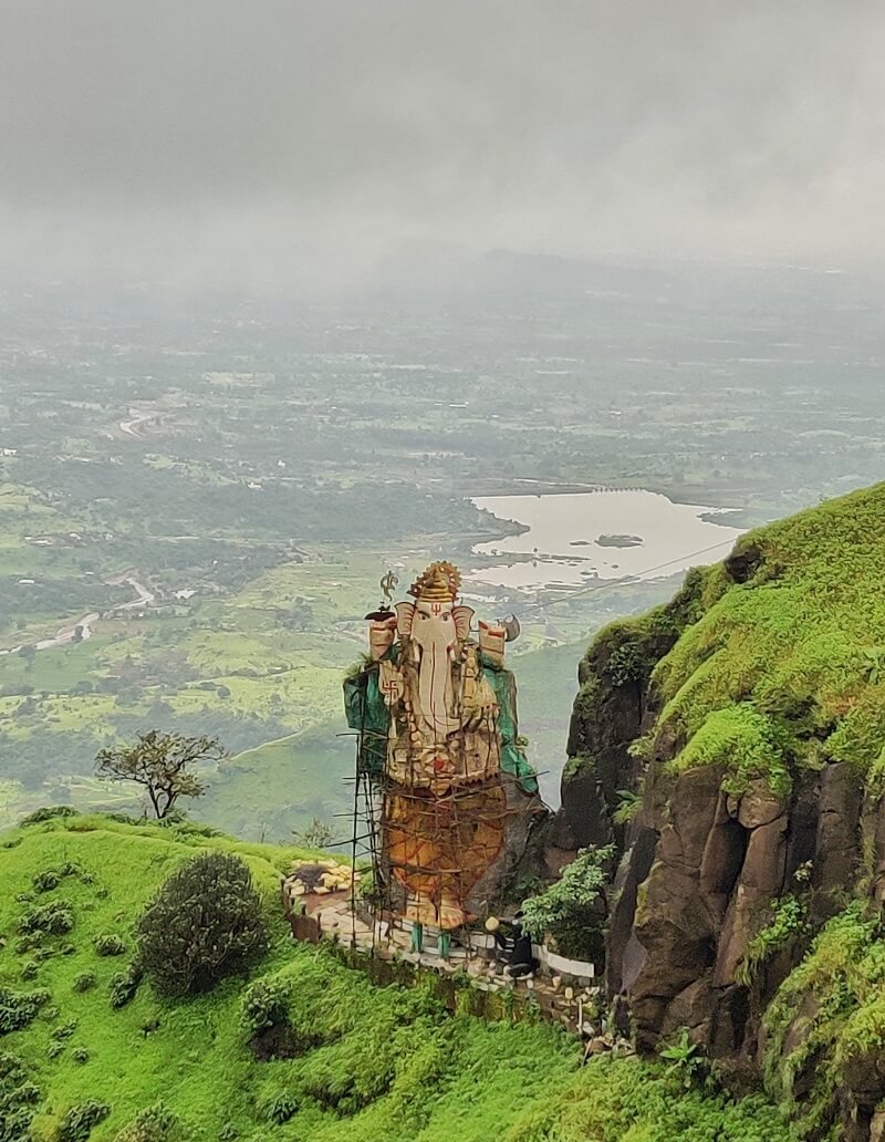 Ganesh Idol as seen from 156 NM