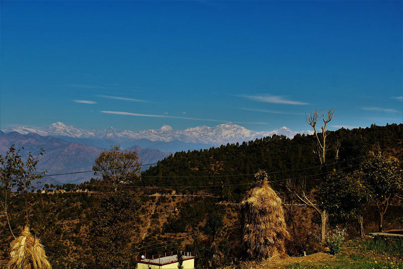Himalayan View from Khirsu Uttrakhand