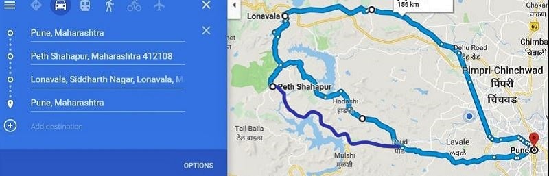 How to reach Korigad Fort trek from Pune-min