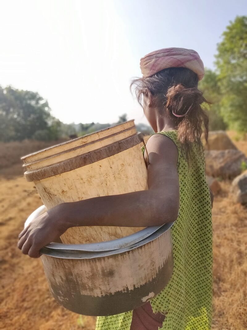 Local girl at Mohari village