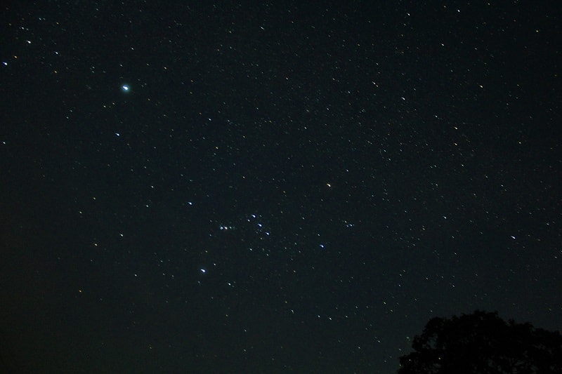 Stars as seen on way to Rajgad Fort Trek