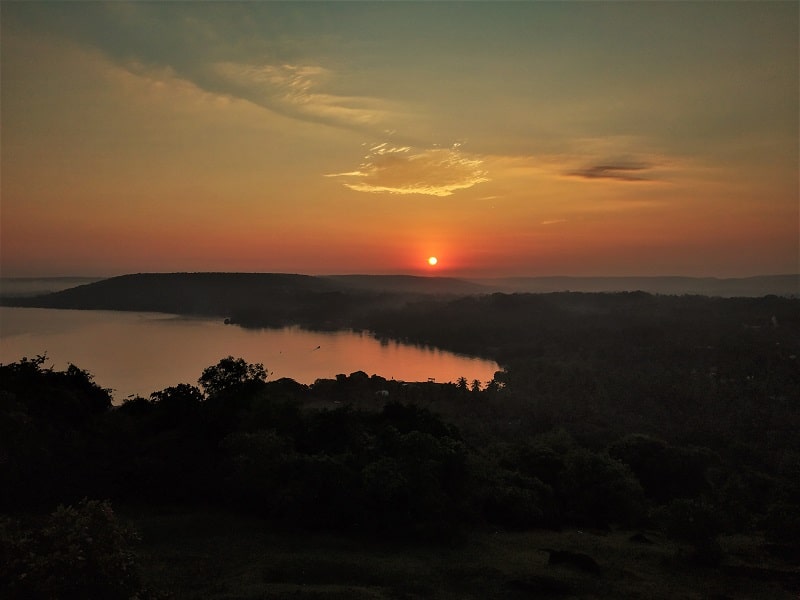 Sunrise from Chapora Fort North Goa