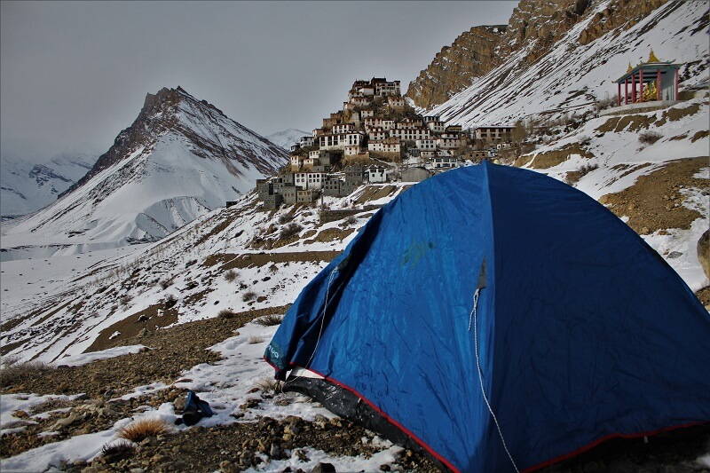 Tent at key Monastery 