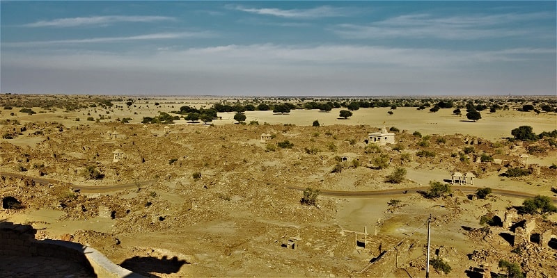 View from Khaba Fort Jaisalmer