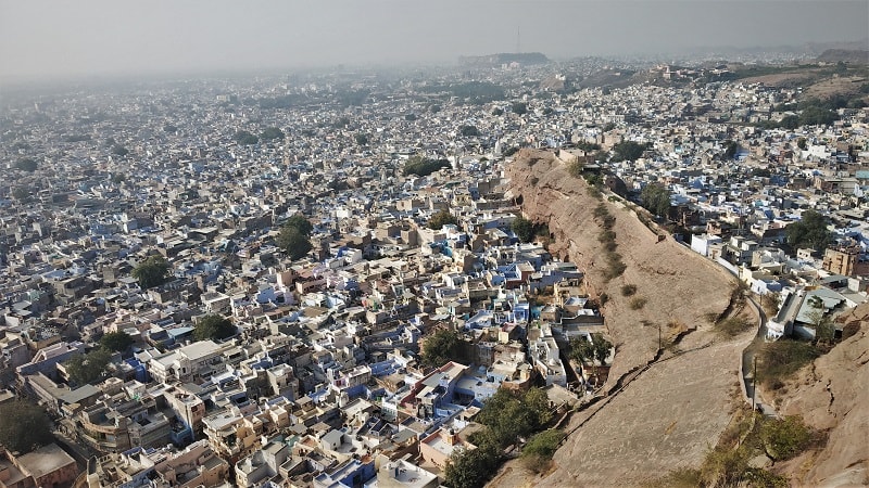 View of Pachetia Hill from Jodhpur