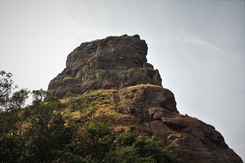 kalakarai pinnacle as seen on Dhak Bahiri Cave trek